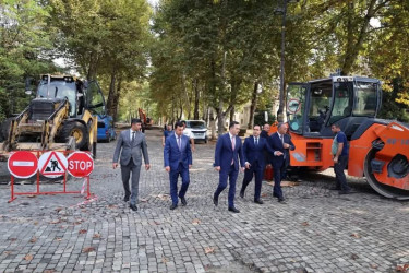 İsmayıllıda yol infrastrukturu yenilənir