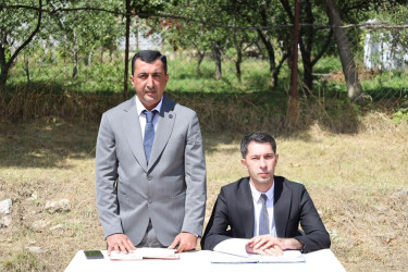 Vətəndaşlarla növbəti səyyar qəbul Tağlabiyan kəndində keçirildi
