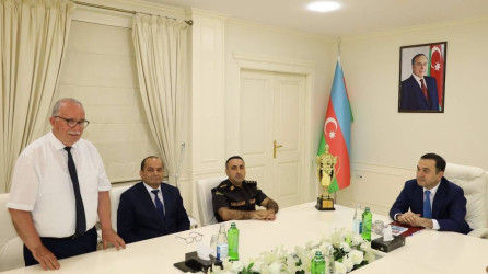 Respublika çempionları ilə görüş keçirildi