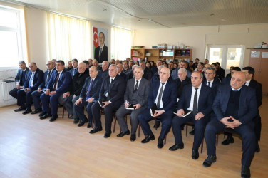 Vətəndaşlarla növbəti səyyar qəbul Cülyan kəndində keçirilib