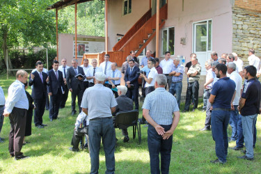 Vətəndaşlarla növbəti səyyar qəbul - rayonun Yuxarı Cülyan kəndində keçirilib