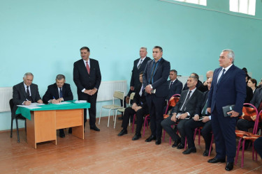 Vətəndaşlarla növbəti səyyar qəbul Mollaisaqlı kəndində keçirilib
