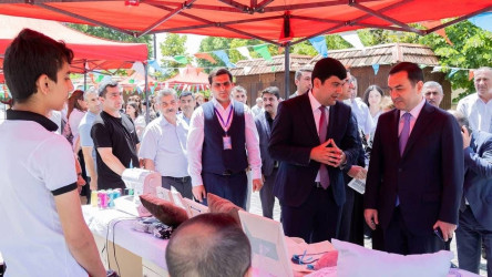 İsmayıllı rayonunda  İnklüziv Yaradıcılıq Yarmarkası təşkil olunub