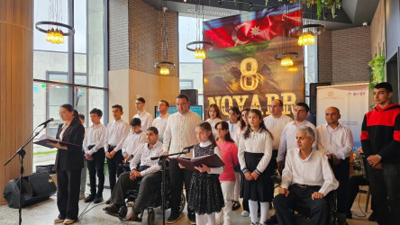 DOST İnklüziv İnkişaf və Yaradıcılıq Mərkəzinin "DOST Evi" filialında 8 noyabr – Zəfər Günü münasibəti ilə "44 günün dastanı" adlı tədbir keçirilib