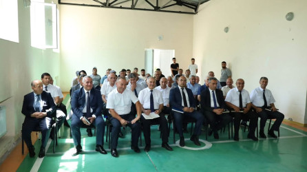 Vətəndaşlarla növbəti səyyar qəbul Mücü kəndində keçirildi