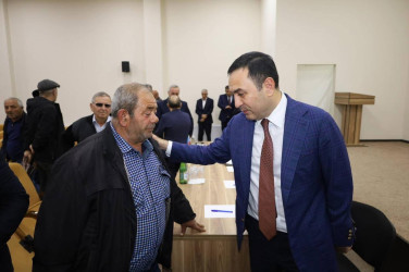 Vətəndaşlarla növbəti səyyar qəbul Basqal qəsəbəsində keçirilib