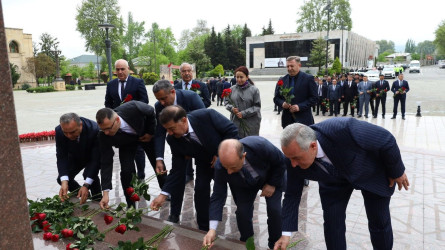 İsmayıllıda Heydər Əliyevin anadan olmasının 103-cü ildönümünə həsr olunmuş ümumrayon tədbiri keçirilib