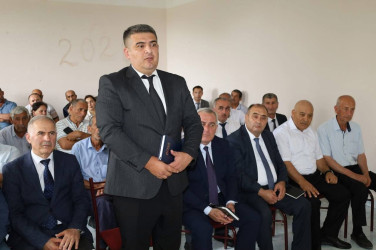 Vətəndaşlarla növbəti səyyar qəbul Xəlilli kəndində keçirilib