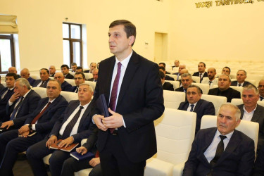 İsmayıllı Rayon İcra Hakimiyyətində geniştərkibli müşavirə keçirilib