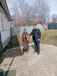 Şəhid ailələri ziyarət olunub