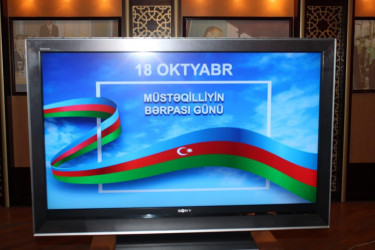 İsmayıllıda “Müstəqilliyimiz əbədidir” mövzusunda tədbir keçirilib