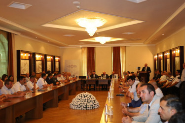 İsmayıllıda “Qərbi Azərbaycan İrsi” kitabının təqdimat mərasimi keçirilib