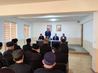 İsmayıllı şəhərinin “Cümə” məscidində “Ramazan-sülh, yardımlaşma və həmrəylik ayı” mövzusunda tədbir keçirilib