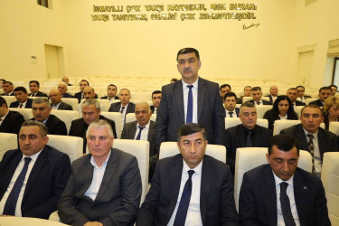 İsmayıllı Rayon İcra Hakimiyyətində geniştərkibli müşavirə keçirilib
