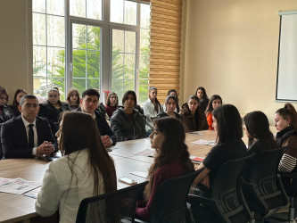 İsmayıllıda "İnsan alverinə qarşı mübarizə" mövzusunda maarifləndirici tədbir keçirilib