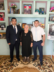 İsmayıllı rayonunda “Anım Günü” ilə əlaqədar olaraq şəhid ailələri ziyarət olunub