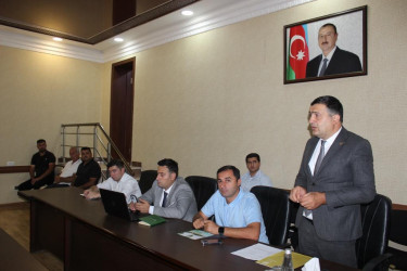 İsmayıllı rayonunda bağçılıq sahəsində mövcud imkanlar, çətinliklər və perspektivlər mövzusunda sahibkarlıq subyektləri ilə görüş keçirilib