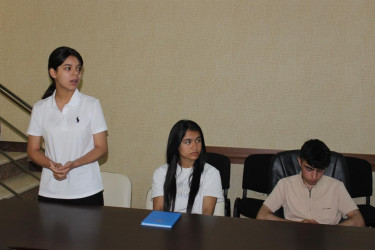 İsmayıllı rayonu üzrə Uşaq Səfirlər Məclisinin üzvləri ilə növbəti görüş keçirilib