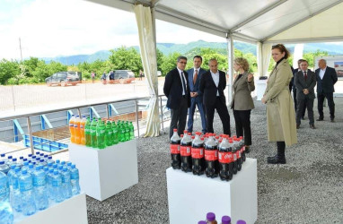 Azerbaijan Coca-Cola Bottlers şirkətinin İsmayıllı rayonunda yeni istehsal müəssisəsinin təməlqoyma mərasimi keçirilib