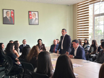 İsmayıllıda "İnsan alverinə qarşı mübarizə" mövzusunda maarifləndirici tədbir keçirilib