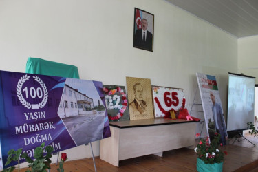 Şəhid Zaman Qarayevin adını daşıyan Qalınçaq kənd tam orta məktəbinin 100 illik yubileyi keçirilib
