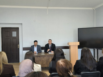 İsmayıllı Dövlət Peşə Təhsil Mərkəzində pedaqoji kollektivlə İdeoloji maarifləndirmə konsepsiyası çərçivəsində görüş keçirilib