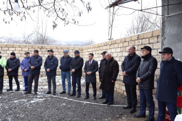 İsmayıllı rayonunun daha bir kəndi mavi yanacaqla təmin olunub