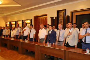 İsmayıllıda “Qərbi Azərbaycan İrsi” kitabının təqdimat mərasimi keçirilib