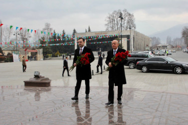 Fövqəladə Hallar Naziri Kəmaləddin Heydərov İsmayıllı şəhərində vətəndaşları qəbul edib