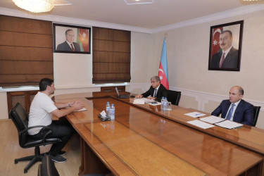 Azərbaycan Respublikasının əmək və əhalinin sosial müdafiəsi naziri Anar Əliyev İsmayıllı rayonunda İsmayıllı və Şamaxı rayonlarının sakinlərini qəbul edib