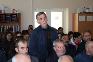 Vətəndaşlarla növbəti səyyar qəbul Cülyan kəndində keçirilib