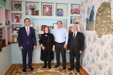 İsmayıllı rayonunda “Anım Günü” ilə əlaqədar olaraq şəhid ailələri ziyarət olunub