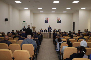 Vətəndaşlarla növbəti səyyar qəbul Basqal qəsəbəsində keçirilib