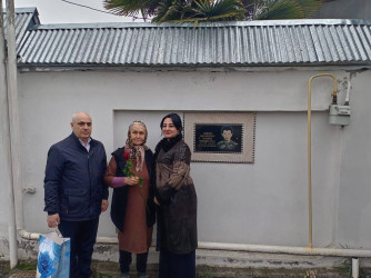 Şəhid ailələri ziyarət olunub