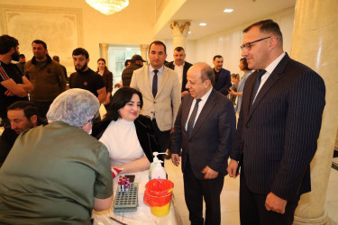 İsmayıllıda keçirilən qanvermə aksiyası humanitar dəyərlərin və həmrəyliyin bariz nümunəsinə çevrildi