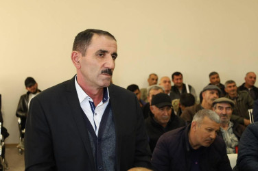 Vətəndaşlarla növbəti səyyar qəbul Gəraybəyli kəndində keçirilib