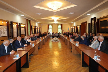 İsmayıllı rayonunda Ağsaqqallar Şurasının növbədənkənar iclası keçirilib