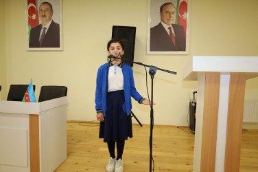 İsmayıllı rayonunun Sumağallı kəndində Ulu Öndər Heydər Əliyevin anadan olmasının 102 illiyinə həsr edilmiş tədbir keçirilib