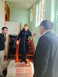 Şəhid ailələri ziyarət olunub