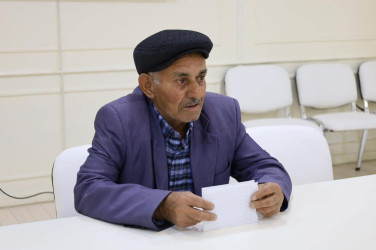 İsmayıllı Rayon İcra Hakimiyyətində vətəndaşların növbəti qəbulu keçirilib