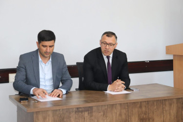 İsmayıllı Dövlət Peşə Təhsil Mərkəzində pedaqoji kollektivlə İdeoloji maarifləndirmə konsepsiyası çərçivəsində görüş keçirilib