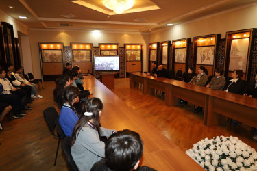 İsmayıllıda “Şəhərsalma və Memarlıq İli” çərçivəsində “18 aprel – Beynəlxalq Abidələr və Tarixi Yerlər Günü” münasibətilə İsmayıllı rayon Uşaq Səfirləri Məclisinin nümayəndələri görüş keçirildi