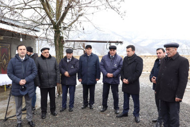 İsmayıllı rayonunun daha bir kəndi mavi yanacaqla təmin olunub