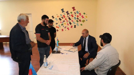 Vətəndaşlarla növbəti səyyar qəbul Qaraqaya  kəndində keçirilib