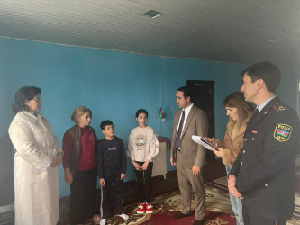 Uşaq hüquqlarının müdafiəsi üzrə komissiya tərəfindən qəyyumluğa və himayəyə verilmiş uşaqlarla bağlı monitorinq aparılıb