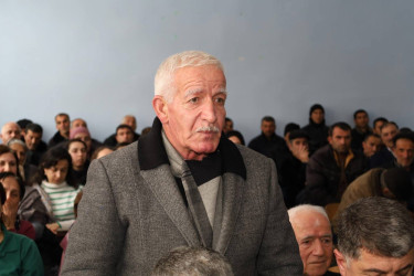 Vətəndaşlarla növbəti səyyar qəbul Talıstan kəndində keçirilib