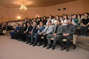 "Konstitusiya və Suverenlik İli: Heydər Əliyev irsi və müasir Azərbaycan gəncliyinin inkişafı" mövzusunda konfrans  keçirilib