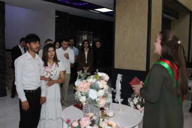 Ailə, Qadın və Uşaq Problemləri üzrə Dövlət Komitəsinin tabeliyində olan İsmayıllı Uşaq və Ailələrə Dəstək Mərkəzi tərəfindən 22 may tarixində 3 cütlüyün kollektiv nikah mərasimi təşkil olunub