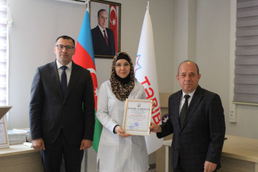 İsmayıllı Rayon Mərkəzi Xəstəxanasında “17 iyun Tibb İşçilərinin Peşə Bayramı Günü” münasibətilə tədbir təşkil olunub