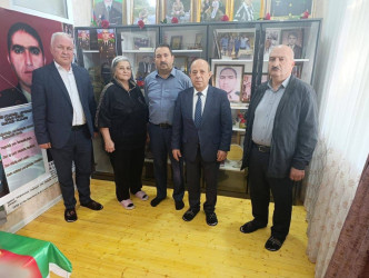 İsmayıllı rayonunda “Anım Günü” ilə əlaqədar olaraq şəhid ailələri ziyarət olunub